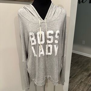 Color Bear Boss Lady Hooded Top